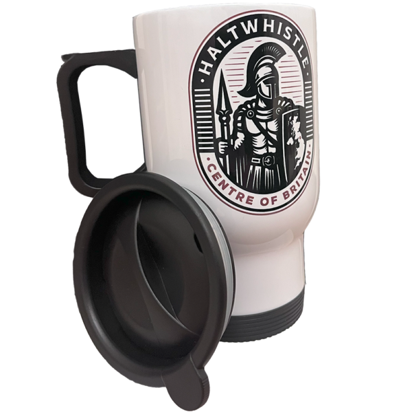 Metal Travel Mug with Handle 14oz